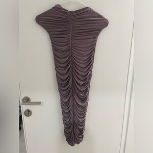 CIUB brown strapless maxi dress